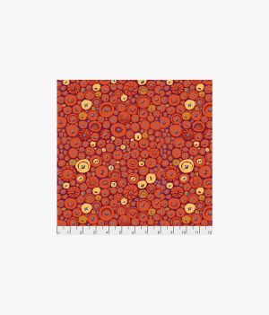 Button Mosaic - Orange