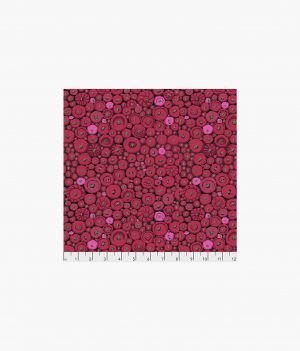 Button Mosaic - Red