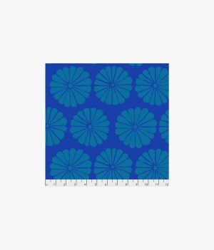 Damask Flower - Blue