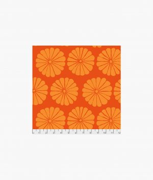 Damask Flower - Orange