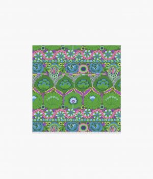 Embroidered Flower - Green