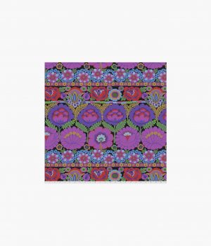 Embroidered Flower - Purple